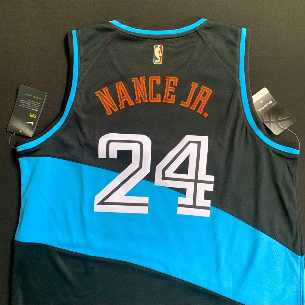 Rare NWT Nike Swingman NBA Larry Nance Jr Cleveland Cavaliers #24 Throwback Kobe - Picture 2 of 6